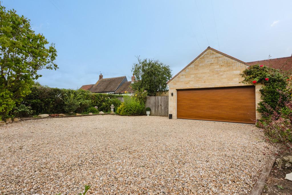 Garage and driveway