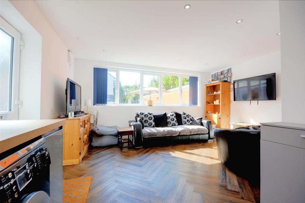 Open plan living dining kitchen