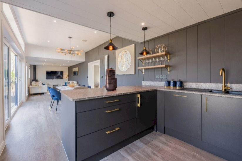 Kitchen, open plan living