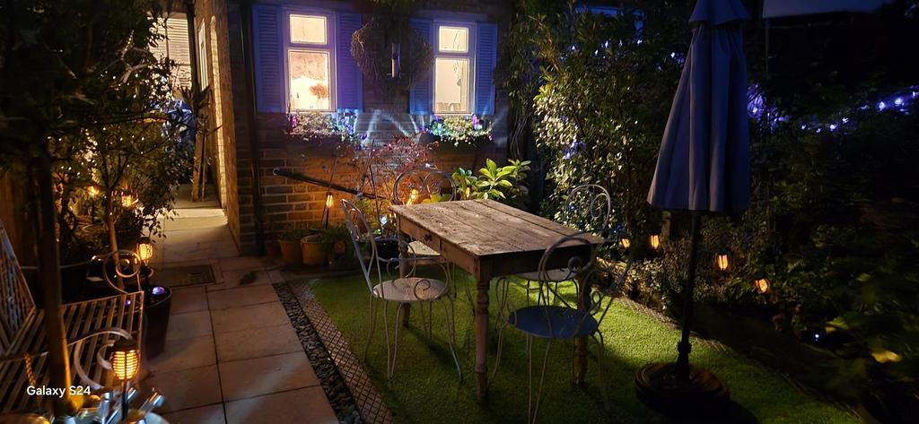 Evening View of Rear Garden