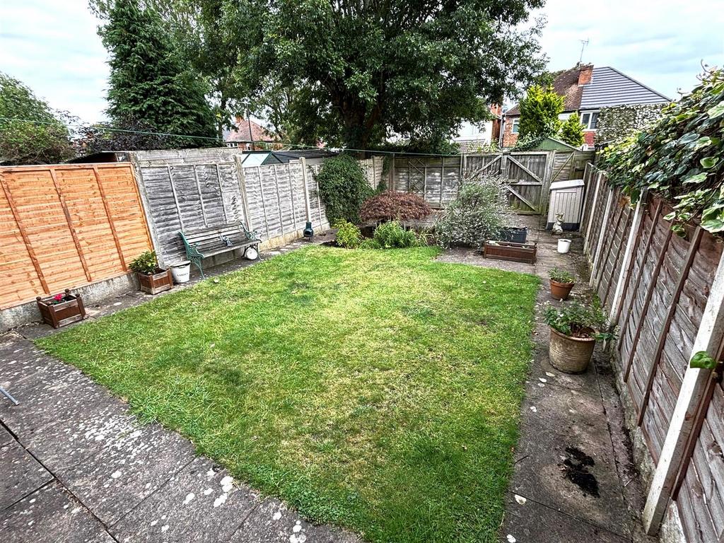 Rear garden