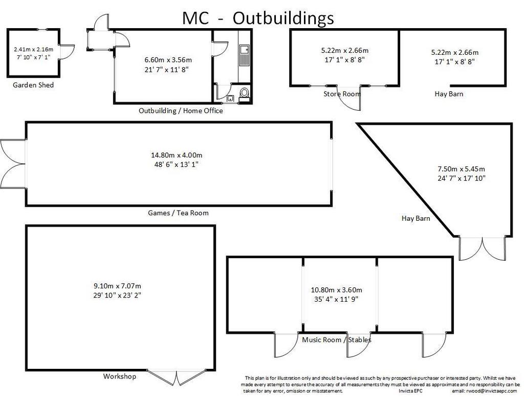 Floor Plan outbuildings