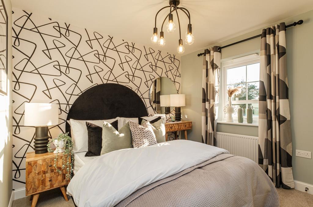 Interior view of bedroom 1 in our Ellerton home