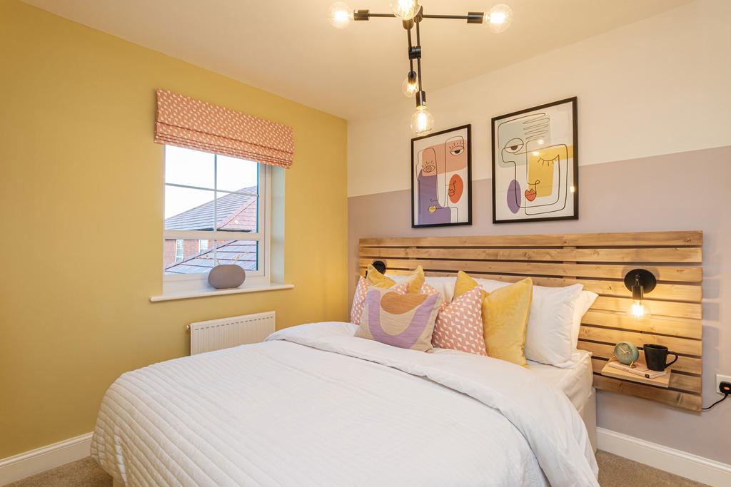 Interior view of bedroom 2 in our Ellerton home