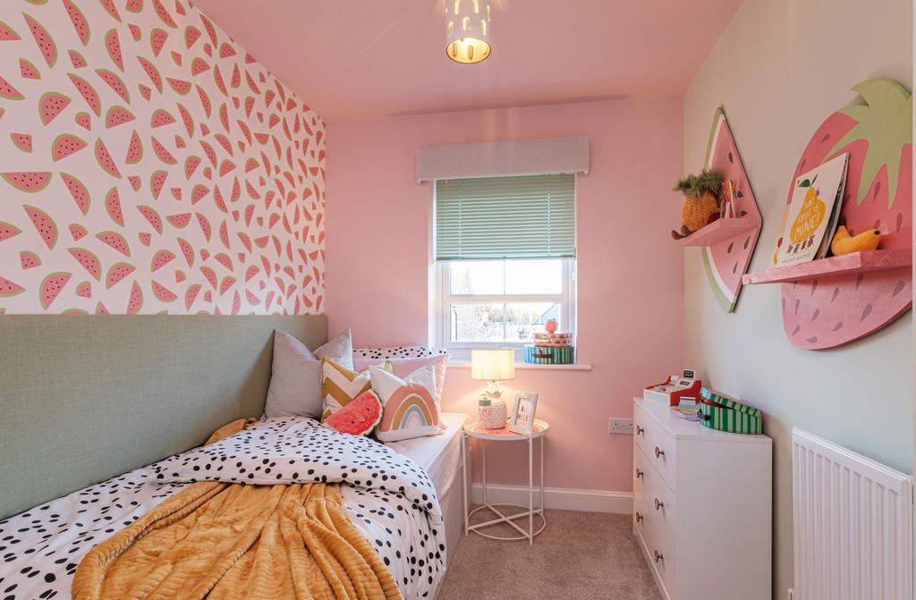 Interior view of bedroom 3 in our Ellerton home