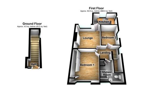 2 bedroom maisonette for sale, Pinnacle Hill, Bexleyheath DA7