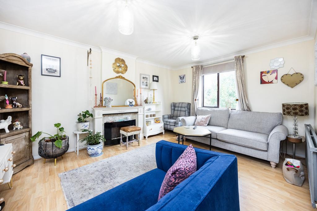 Living room, fireplace