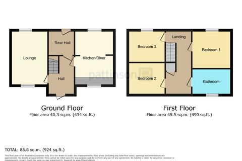 3 bedroom terraced house for sale, Kentmere Place, Peterlee, Durham, SR8 5PU