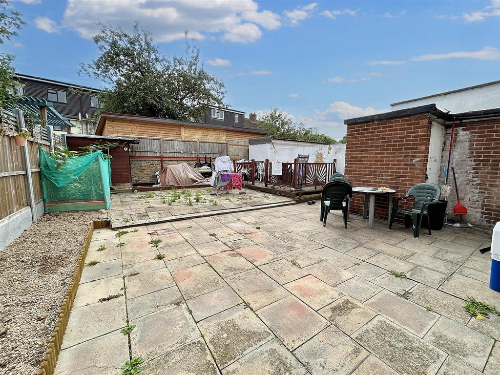 Rear garden: