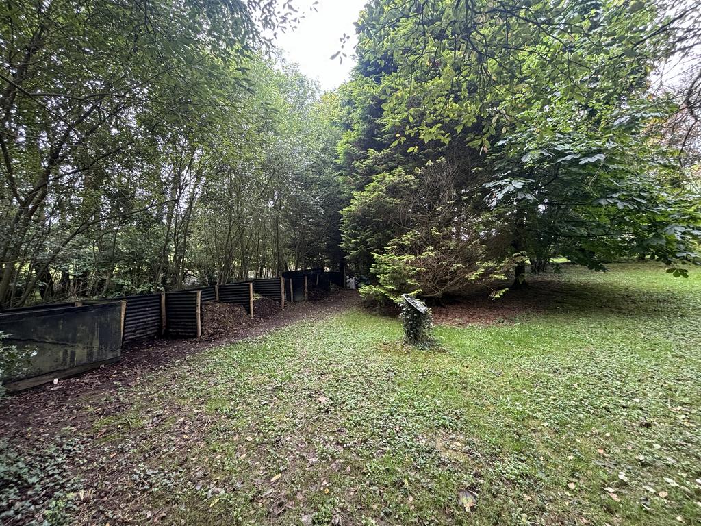 Composting station in winter garden