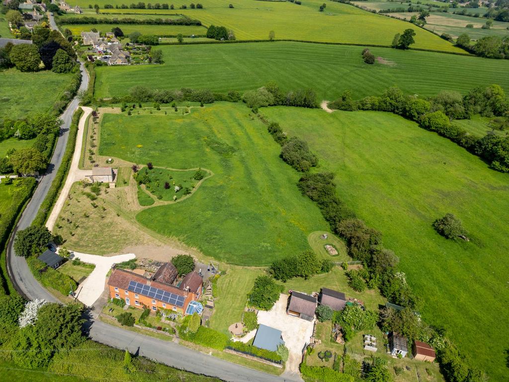 Sky View of Access Track to LHS