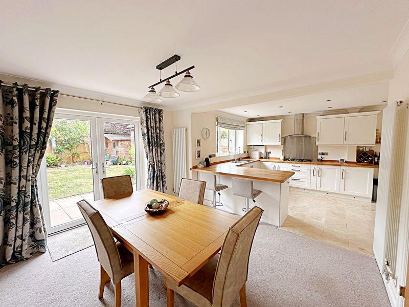 Dining into kitchen