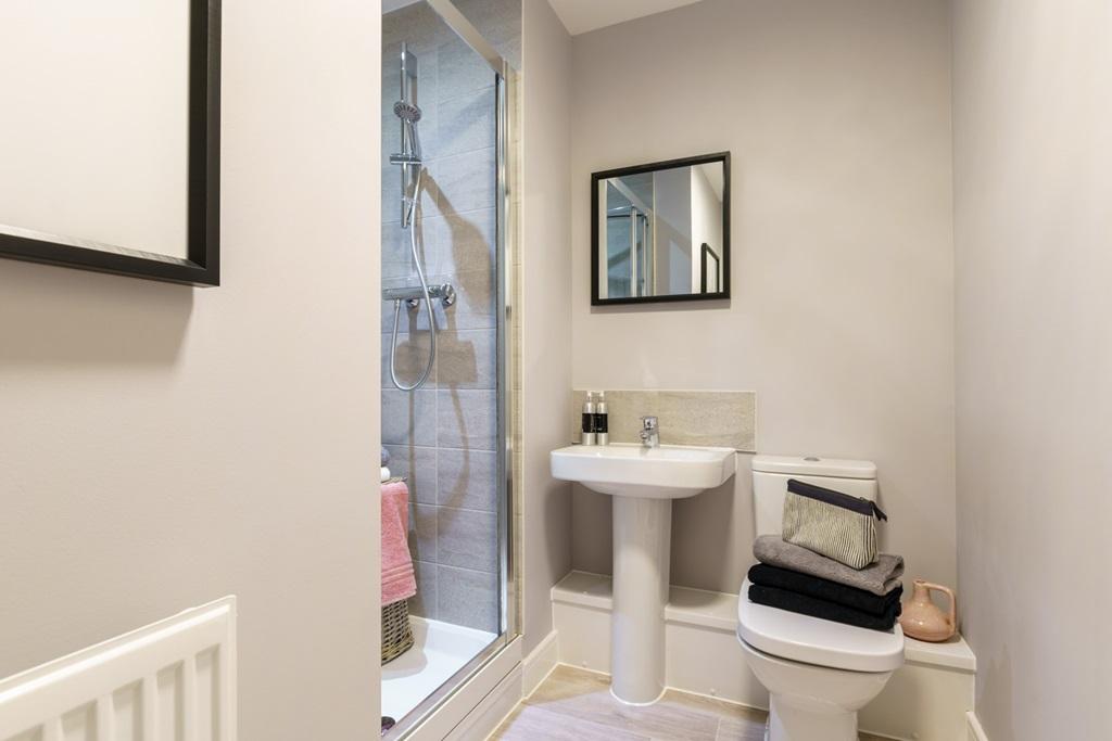 Handy shower room on the second floor