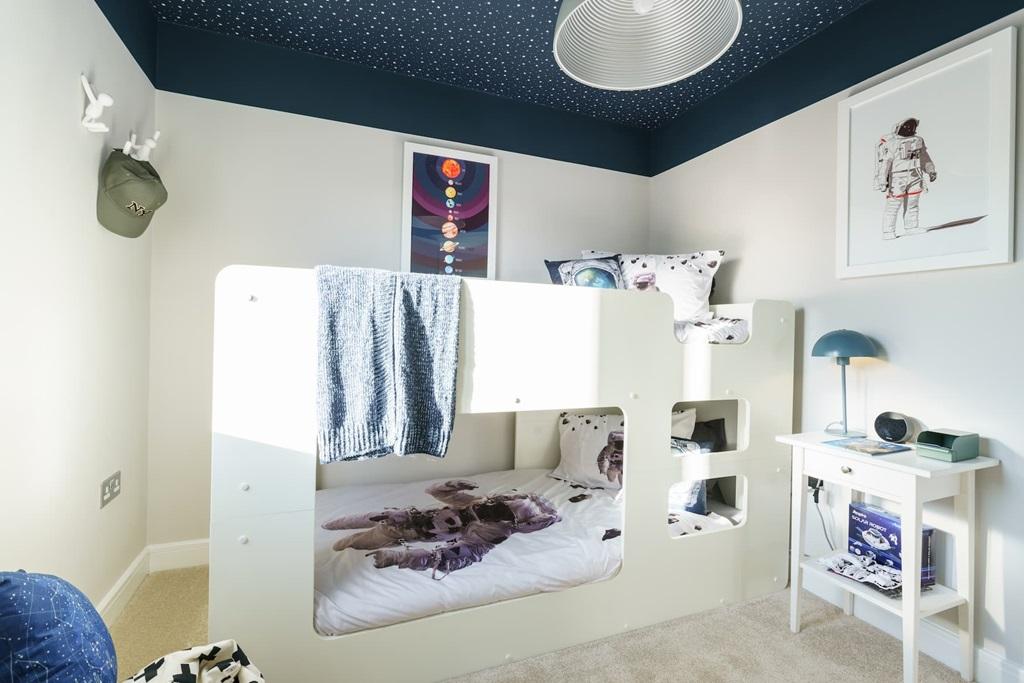 Bedroom 4 makes the perfect nursery or home office