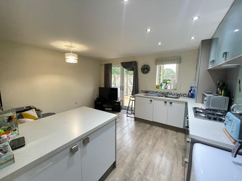 Open plan living kitchen