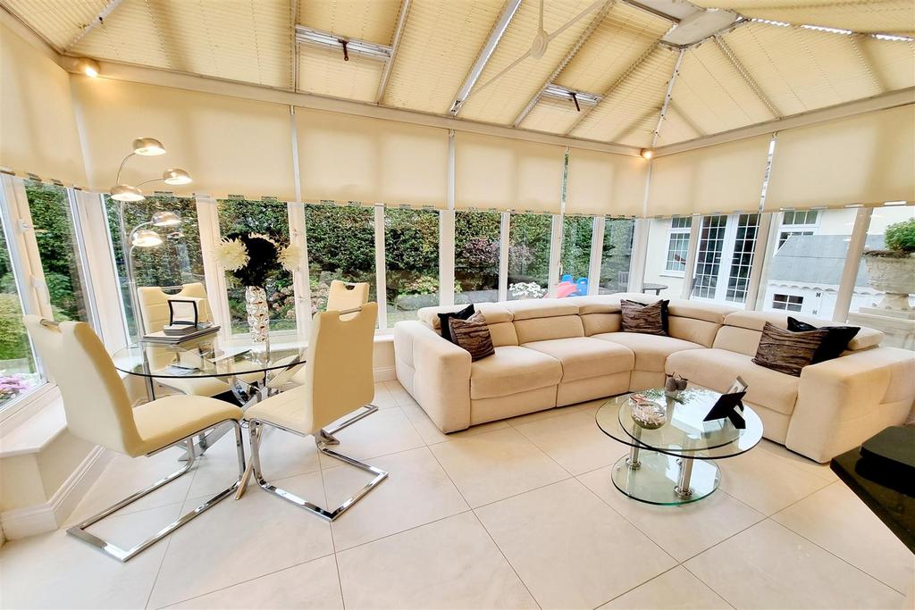 Double glazed conservatory: