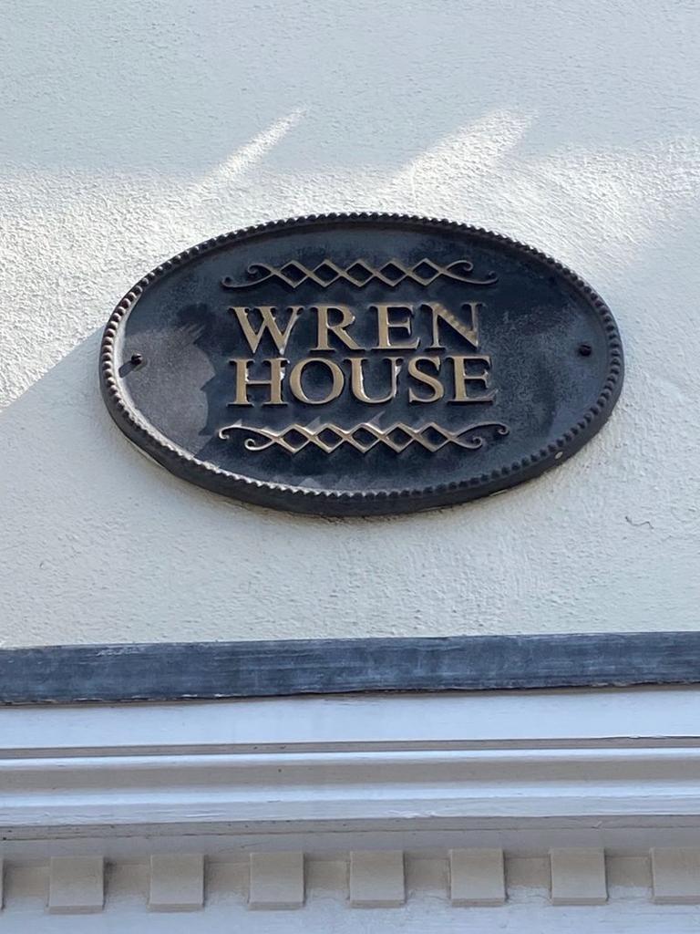 Wren house plaque