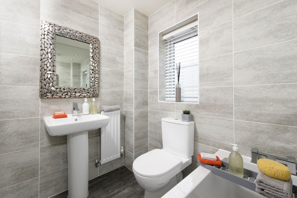 Bathroom inside the 4 bedroom Kingsley