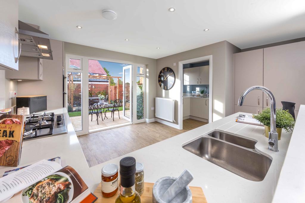 Wychwood show home kitchen