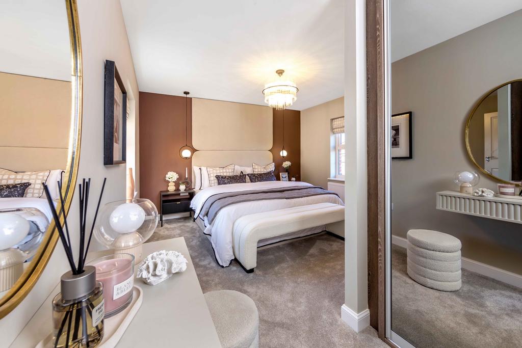 Wychwood show home bedroom