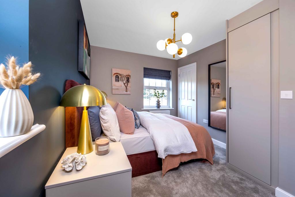 Wychwood show home bedroom