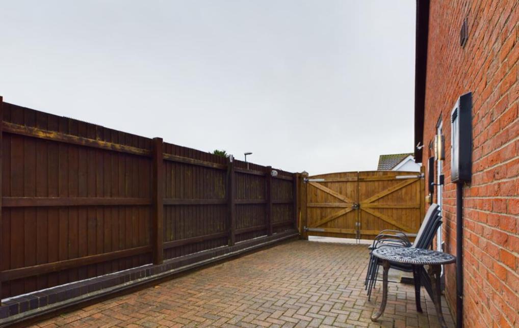 Entrance to Garage/side of property