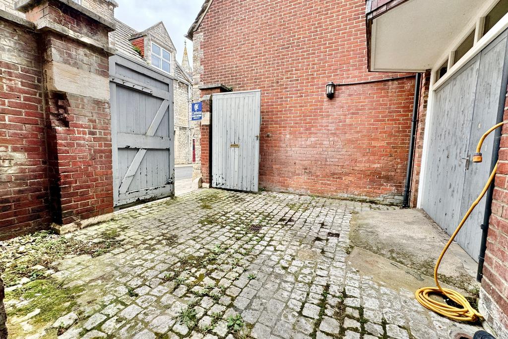 Courtyard and Garage