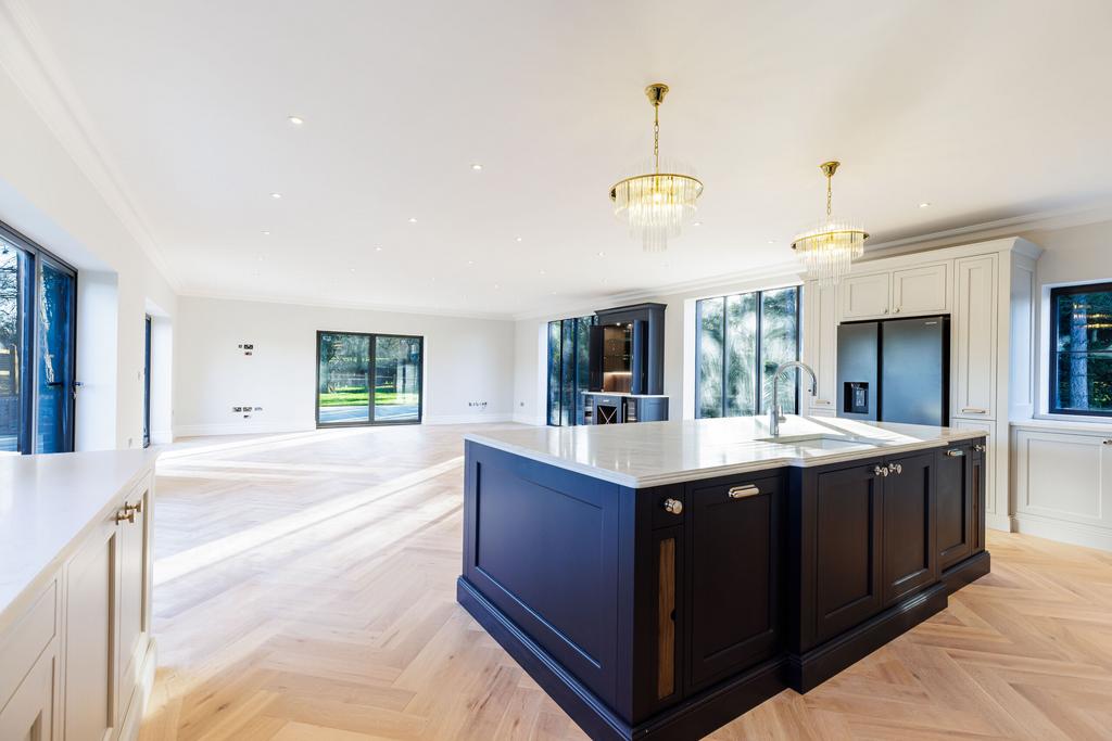 Forest View House Kitchen Family Room