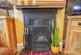 Lounge fireplace