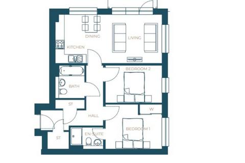 2 bedroom flat for sale, Forthview, Ferrymuir Gait, South Queensferry EH30