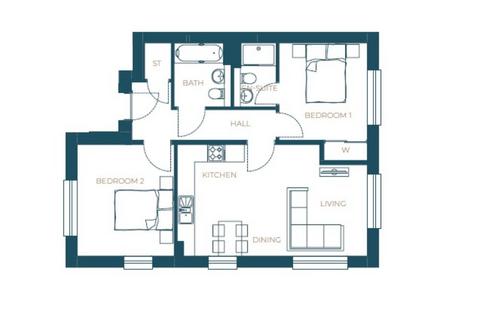 2 bedroom flat for sale, Forthview, Ferrymuir Gait, South Queensferry EH30