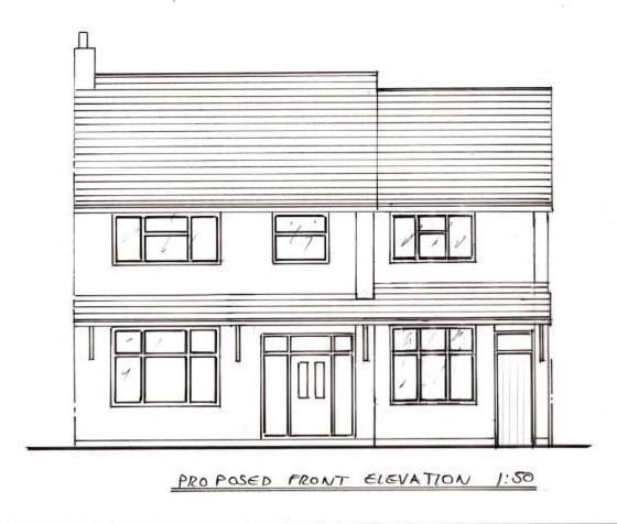 Planning   drawings (front elevation)