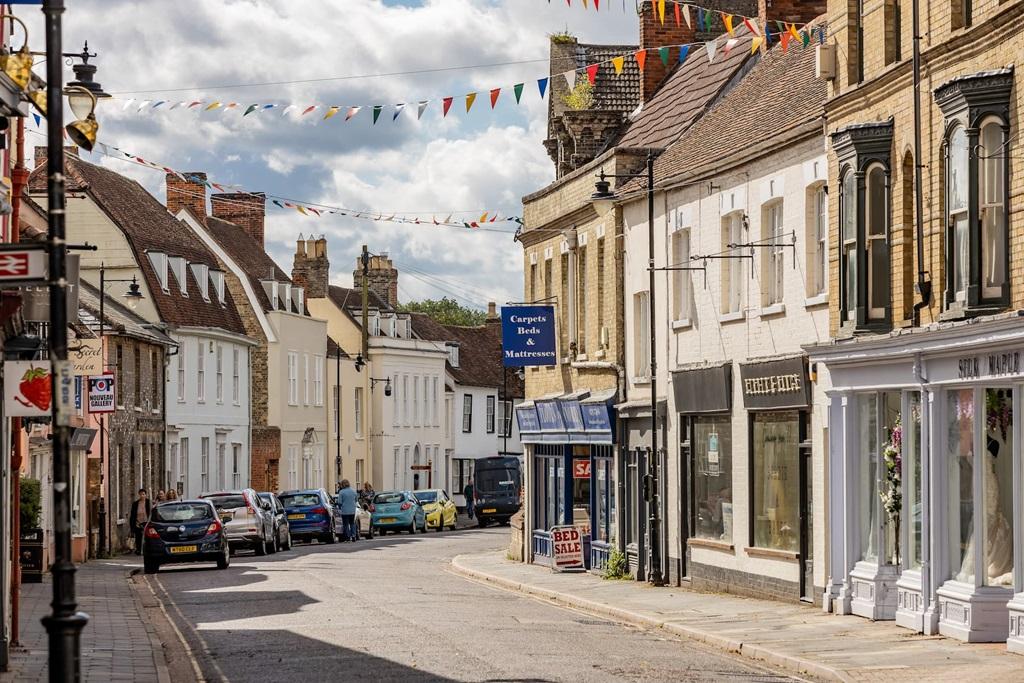 Sudbury&#39;s town centre has a great array of shops