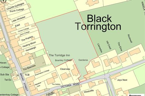 Plot for sale, Black Torrington, Devon EX21