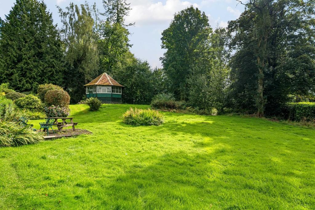 Communal garden and bandstand