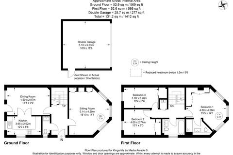 3 bedroom detached house for sale, Abney Court Drive, Bourne End