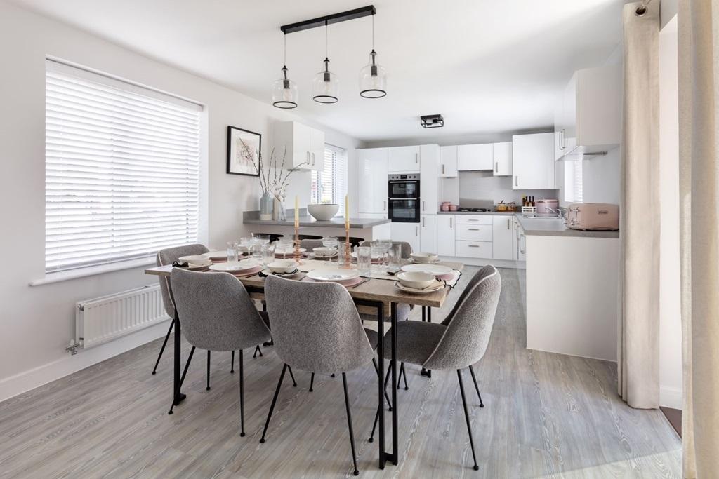 A fully integrated kitchen makes meal...