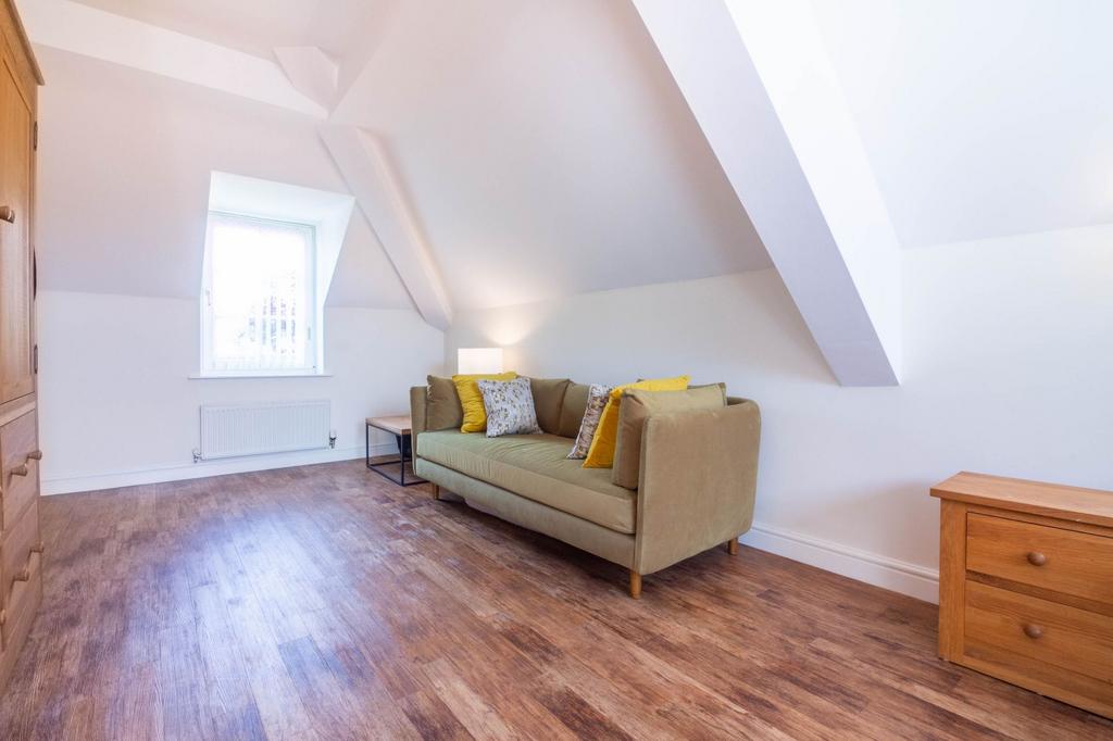 Bedroom with sitting area