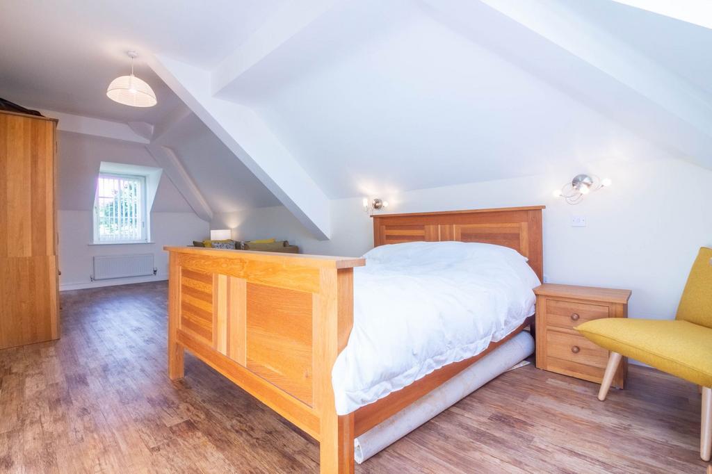 Bedroom with sitting area