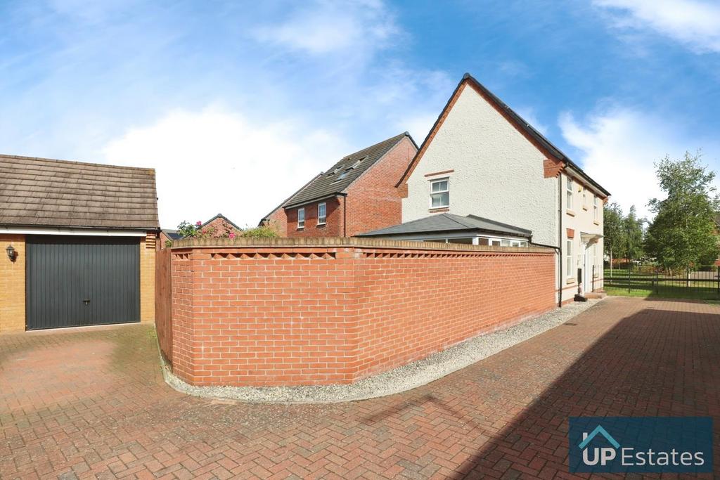 Driveway and garage