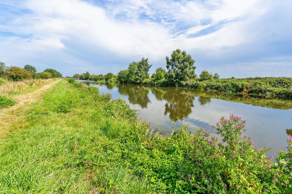 Canal footpath