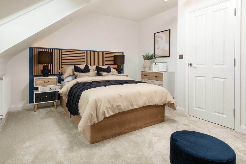 Kingsville show home bedroom