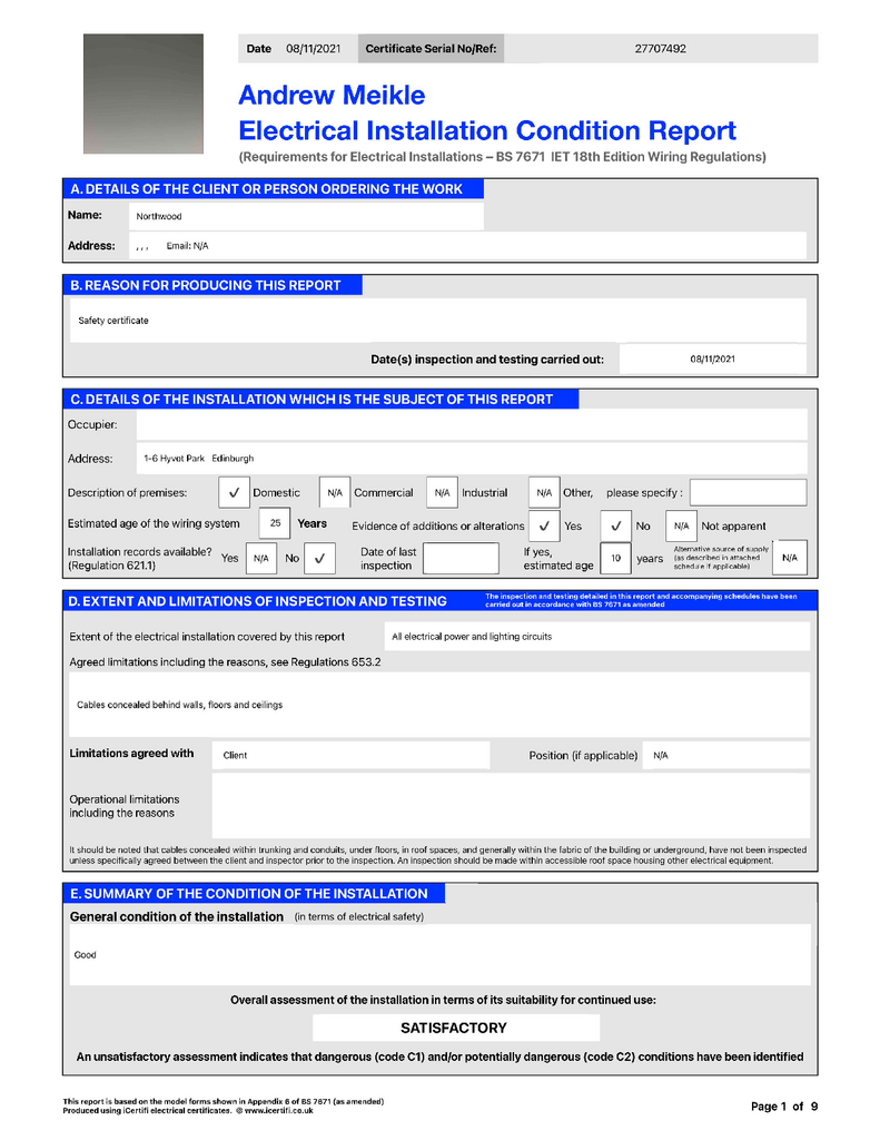 EPC Certificate
