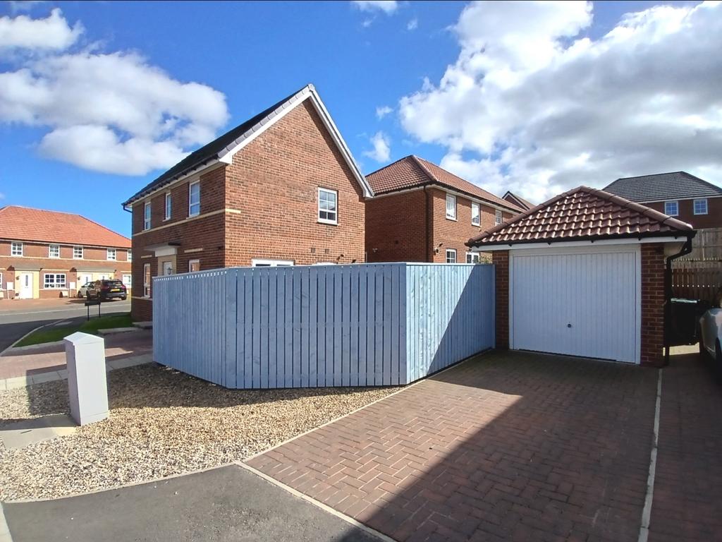 Garage and driveway