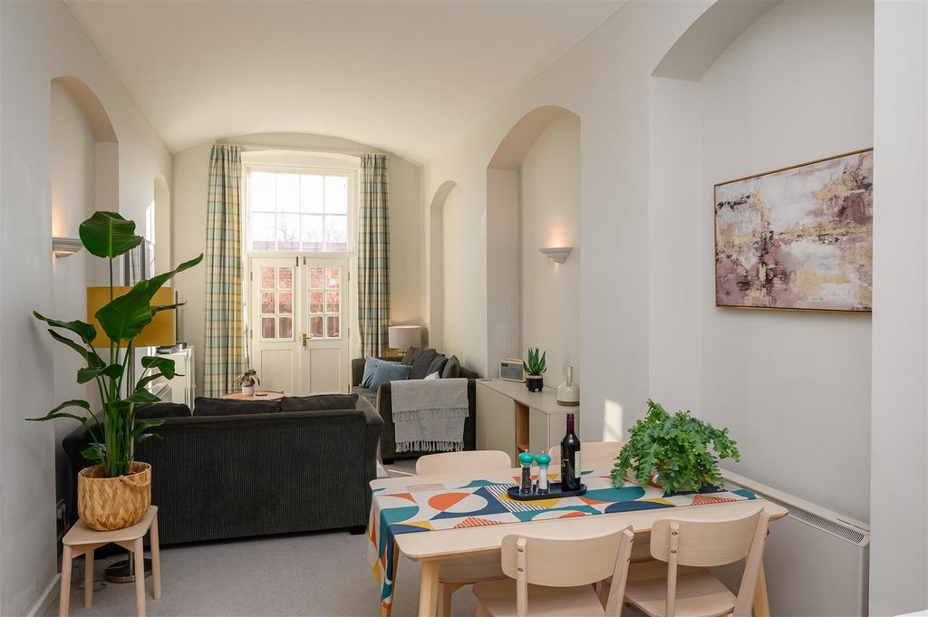 Open plan living area