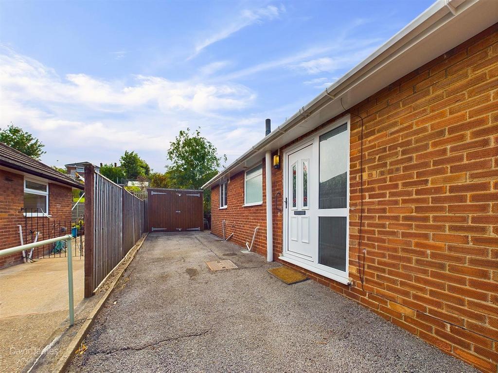 Front driveway and garage