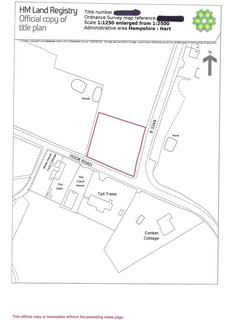 Land for sale, Hook Road, Rotherwick RG27