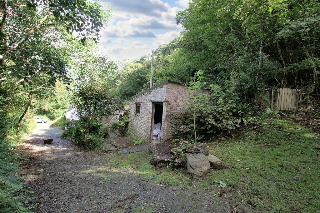 View of store and paths