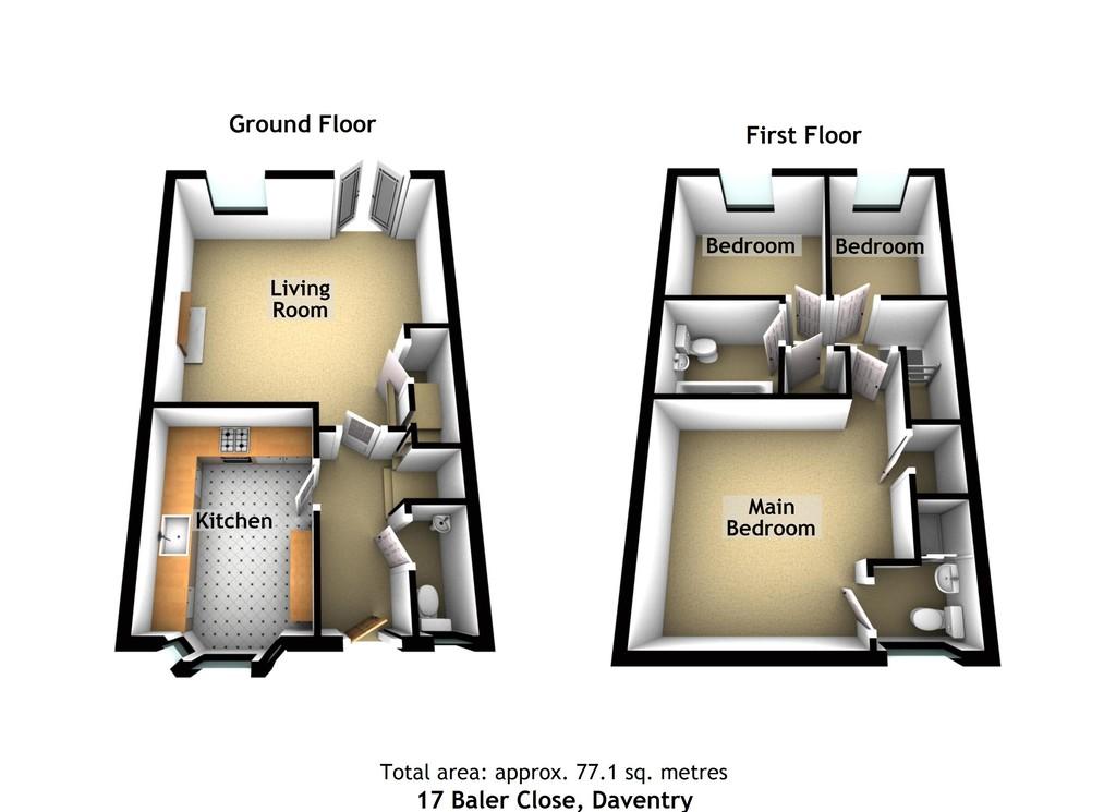 17 Baler Close, Daventry 3d