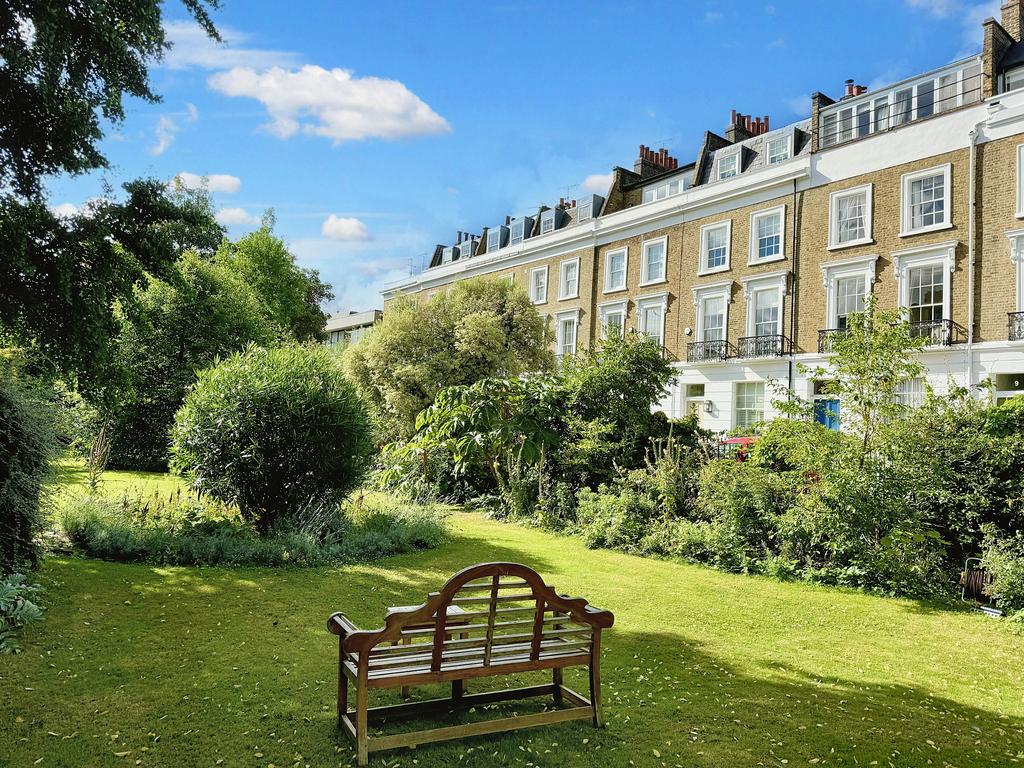 View from communal gardens